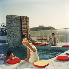 Slim Aarons, Cannellopoulos Penthouse Pool, Athens, Greece, 1961