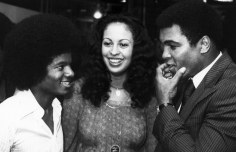 Ron Galella Michael Jackson with Muhammad Ali and his wife Veronica, the Rainbow Room, NYC, August 26, 1977