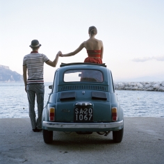 Rodney Smith, Saori and Mossimo Holding Hands, Amalfi, Italy, 2007