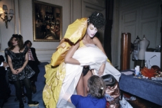 Harry Benson Christy Turlington in Vivienne Westwood, Paris, 1993