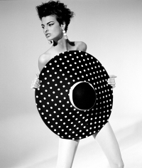 Arthur Elgort, Linda Evangelista with Hat, VOGUE Paris, 1989