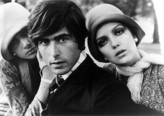 Bob Richardson, Donna Mitchell, Celia Hammond, and Baron Alexis de Waldner, circa 1965