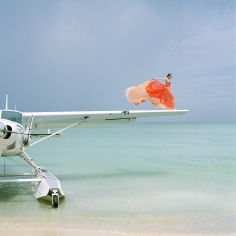Rodney Smith, Saori on Sea Plane Wing, Dominican Republic, 2010