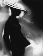 Lillian Bassman, Tunic Suit: Suit by Charles James. Sunny Harnett, New York. Harper's Bazaar, July 1955.