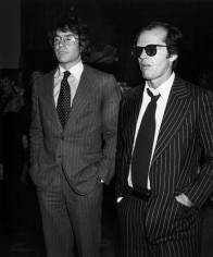 Ron Galella, Warren Beatty and Jack Nicholson, Mabel Mercer Concert, Dorothy Chandler Pavilion, Los Angeles, 1978