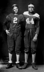 Michael Disfarmer, Footballers, Cleon McAnear and Bill Barnett, Ca. 1940