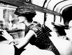 Lillian Bassman, More Fashion Mileage Per Dress: Barbara Vaughn in a dress by Filcol, New York. Harper's Bazaar, 1956