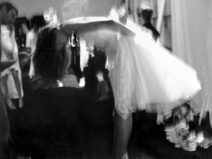 Lillian Bassman Backstage at the Joanna Mastroianni spring fashion show, Bryant Park, New York, 2007