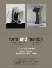 George Hoyningen-Huene and Kurt Markus, Exhibition Invitation