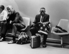 Harry Benson Man With Flag, Washington, D.C., 1971