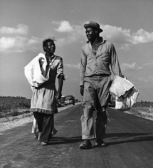 Andre de Dienes, Pride and Poverty, Cotton Pickers, Mississippi 1943