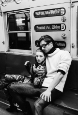 Stephanie Pfriender Stylander, Kate Moss and Marcus Schenkenberg (The Revolution), New York, Italian Harper's Bazaar, 1992