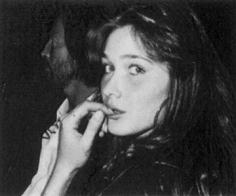Ron Galella, Carla Bruni Eric Clapton at the opening of Woody’s art gallery hosted by Ronnie Wood, New York, 1989