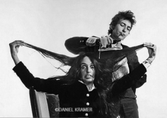 Daniel Kramer, Bob Dylan Ironing Joan Baez's Hair, New Haven, Connecticut, 1965