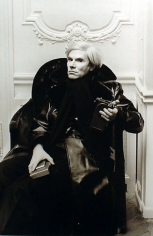 Helmut Newton, Andy Warhol, Paris, 1976