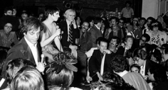 Ron Galella, Steve Rubell, Liza Minelli, Andy Warhol, Halston and friends, circa 1978