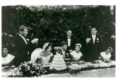 Toni Frissell, The wedding of John F. Kennedy and Jacqueline Bouvier, Newport, Rhode Island, 1953