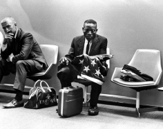 Harry Benson, Man with Flag, Washington, D.C., 1971
