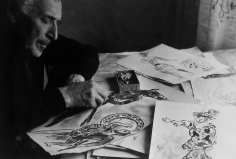 Alexander Lieberman, Marc Chagall in his studio, 1950s
