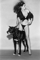 Chris von Wangenheim, Untitled (Model with Black Dog), 1978