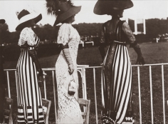 Jacques-Henri Lartigue, Three Women at Races, Auteuil, 1911