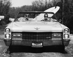 Michael Dweck, Dave and Pam in Their Caddy, Montauk, 2002
