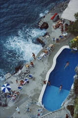 Slim Aarons Pool on Amalfi Coast: Hotel St. Caterina, Amalfi, Italy, 1984