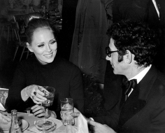 Ron Galella, Faye Dunaway and Jerry Schatzberg, “Cool Hand Luke” Premiere Party, American Hotel, New York, 1967