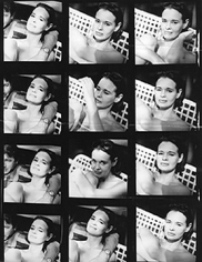 Tom Palumbo, Gloria Vanderbilt (Contact Sheet), circa 1960s