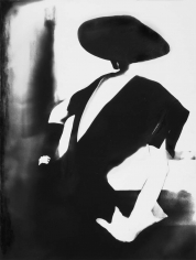 Lillian Bassman Black, - With One White Glove: Barbara Mullen, Dress by Christian Dior, New York, Harper's Bazaar, 1950