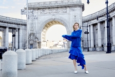 Sophie Elgort, Paige by the Manhattan Bridge, VOGUE Thailand, 2016