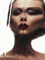 Ben Hassett, Woman Behind Glass (Alana Zimmer), VOGUE Japan, 2013