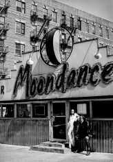 Stephanie Pfriender Stylander, Kate Moss and Marcus Schenkenberg (Moondance), New York, Italian Harper's Bazaar, 1992