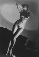 Helmut Newton Sylvia in my studio, Paris, 1981