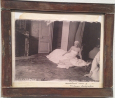 Deborah Turbeville, Woman seating in the unrestored bedroom of Madame Pompadour, from “Unseen Versailles”, 1980
