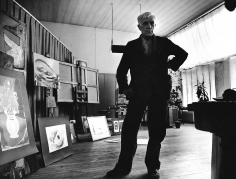 Robert Doisneau, George Braque dans son Atelier de la rue du Dainer, 1953