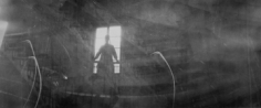 Deborah Turbeville, The Staircase: Aurelia Weingarten in Commes des Garcons, Passage Vivienne, Paris, 1980