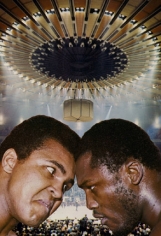 George Kalinsky, Muhammad Ali and Joe Frazier, February 1971