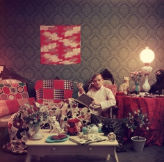 Slim Aarons, Truman Capote in His Brooklyn Heights Apartment, 1958