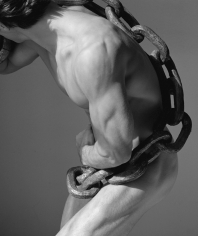 Herb Ritts, Man With Chain, Los Angeles 1985