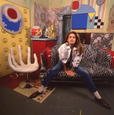 Harry Benson, Cindy Crawford, MTV, 1989