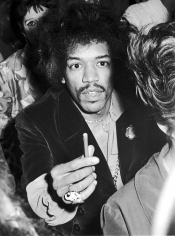 Ron Galella, Jimi Hendrix, Benefit Concert for the Martin Luther King Jr. Fund, Madison Square Garden, 1968