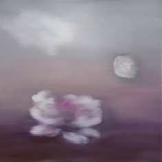 Ross Bleckner Untitled (Black Monet Series), 2018 Oil on canvas