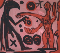A.R. Penck "Tausch - Austausch (Change - Exchange)", 1991