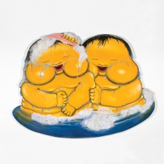 "Zwei gelbe Babies (Two Yellow Babies)", 1967