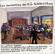 "A Meeting of the Student Newspaper Committee", 1971