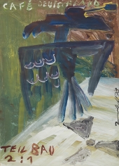 "Café Deutschland Teilbau 2:1", 1978