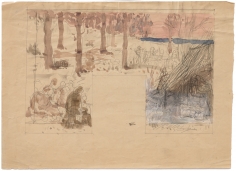 "Étude pour L’Hiver (Study for Winter)", ca. 1890-1892