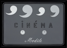 Marcel Broodthaers "Cinéma Modèle", 1970