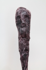 "Bog-Piper", 2012 Copper, paper, papier-maché, wood